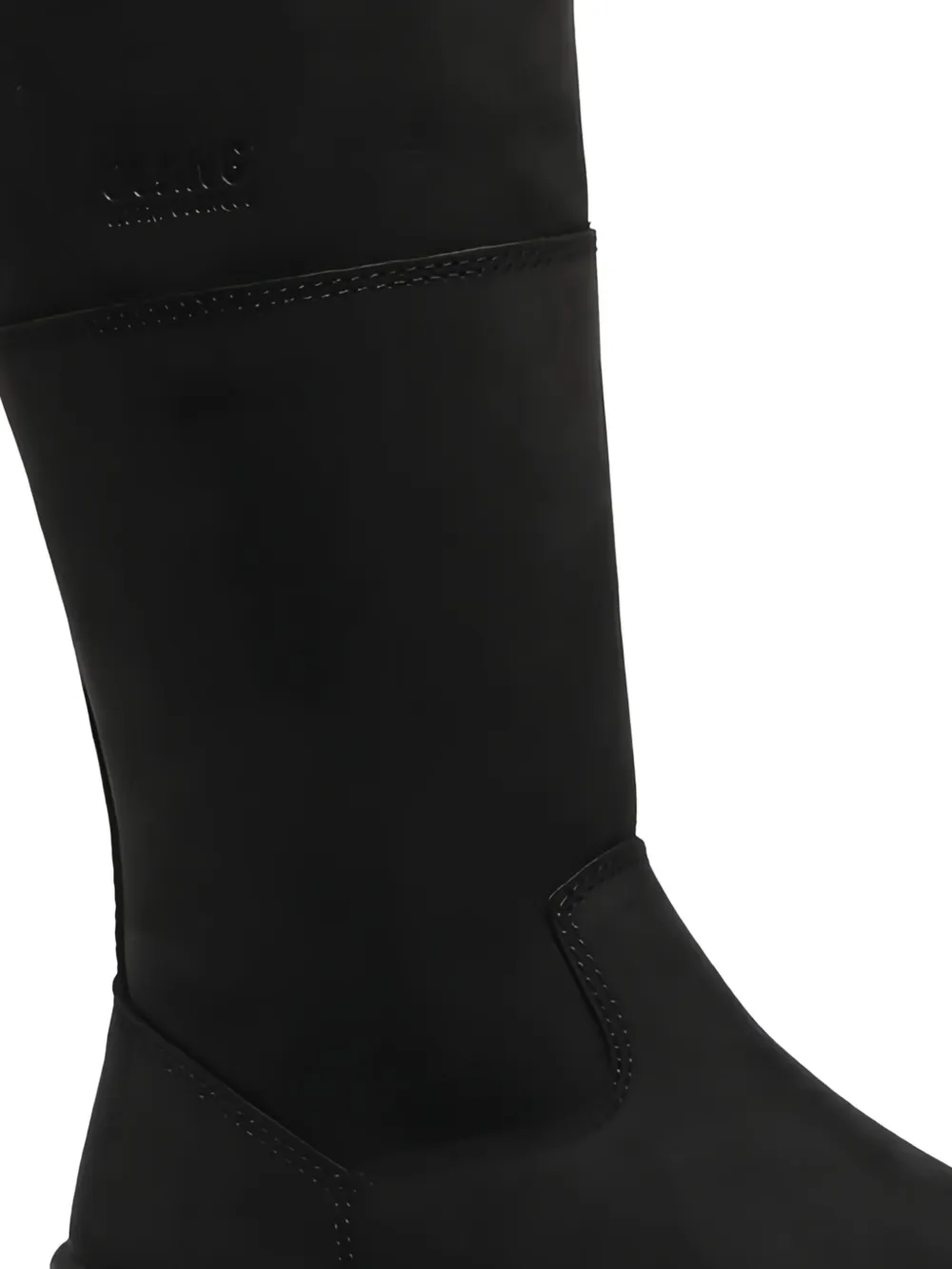 OLANG leather platform boots Black