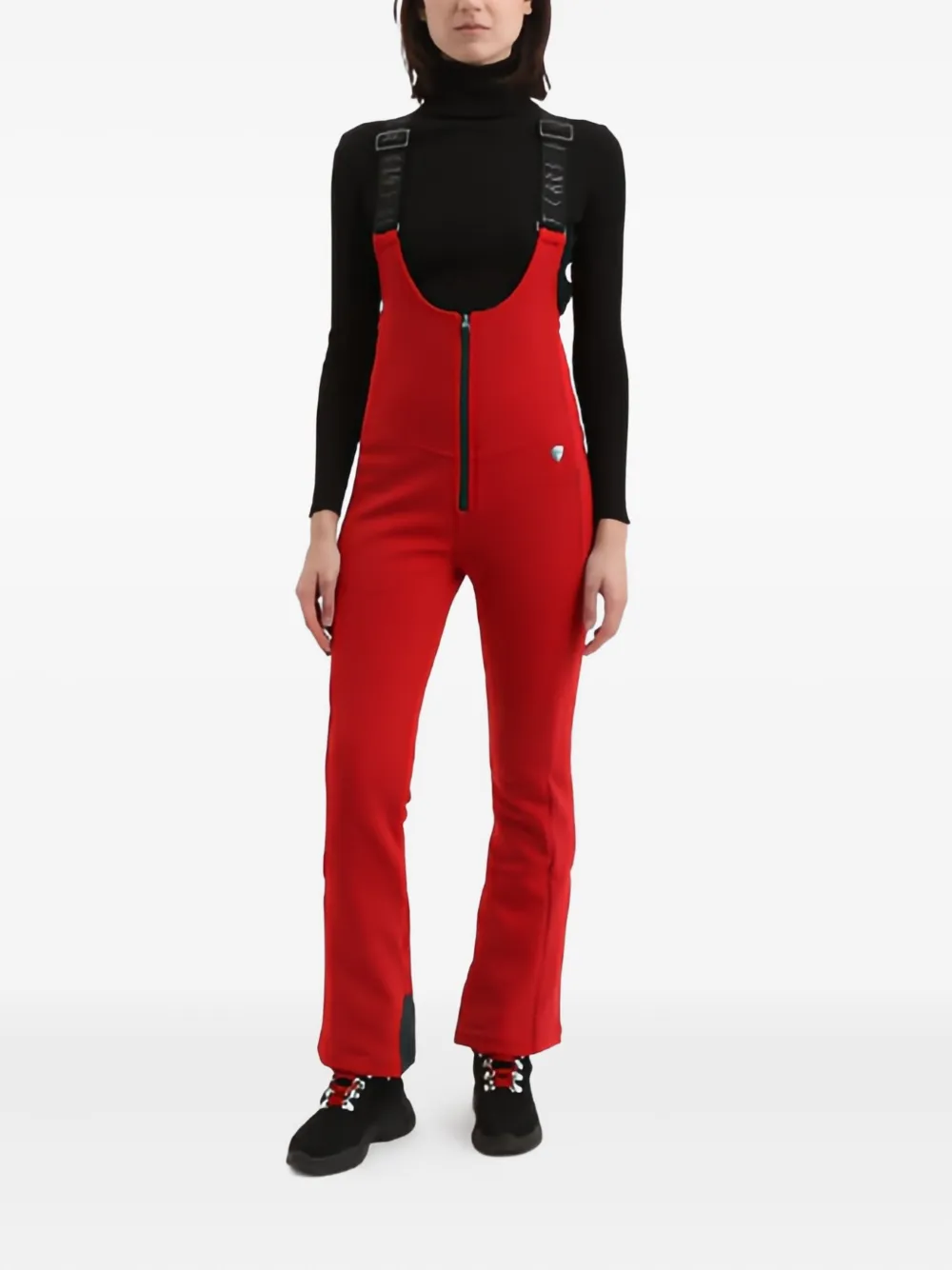 Post Card Zip-fastening Ski Trousers In Red