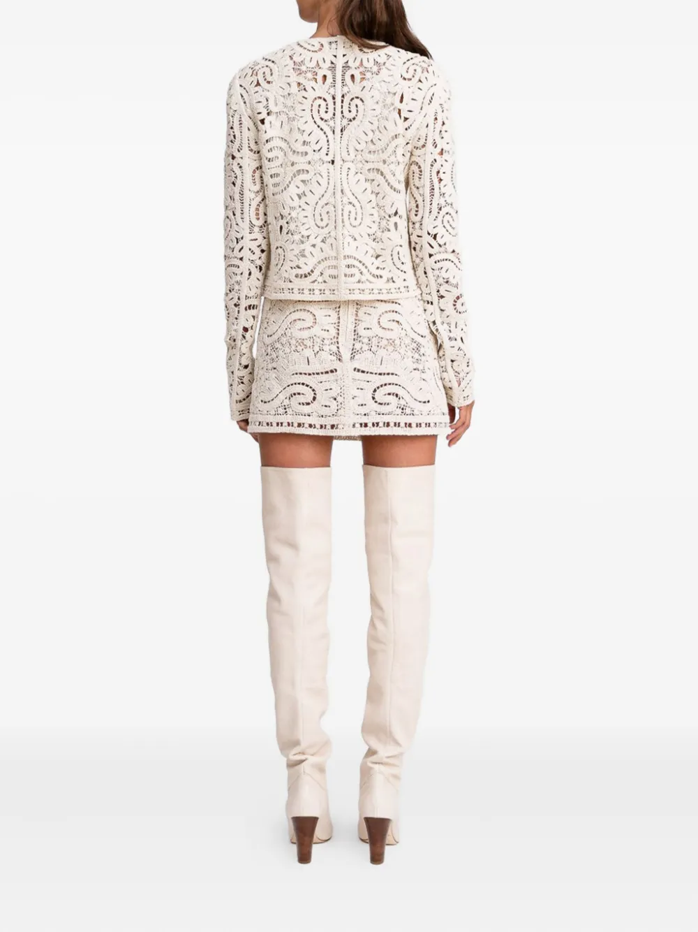 TWINSET Gehaakt jack Beige