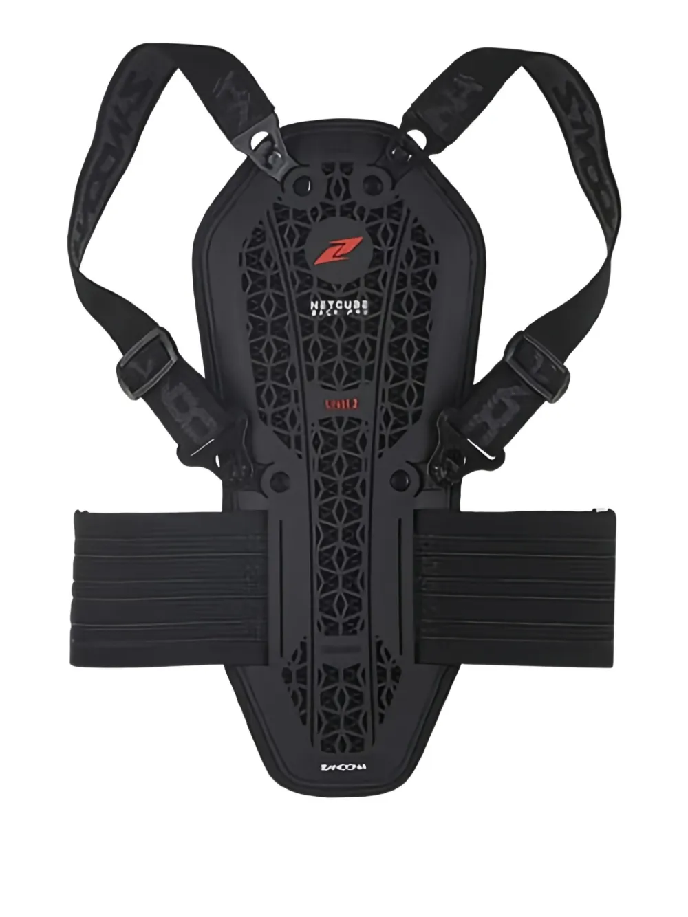 Zandona` Perforated-design Back Protector In Black