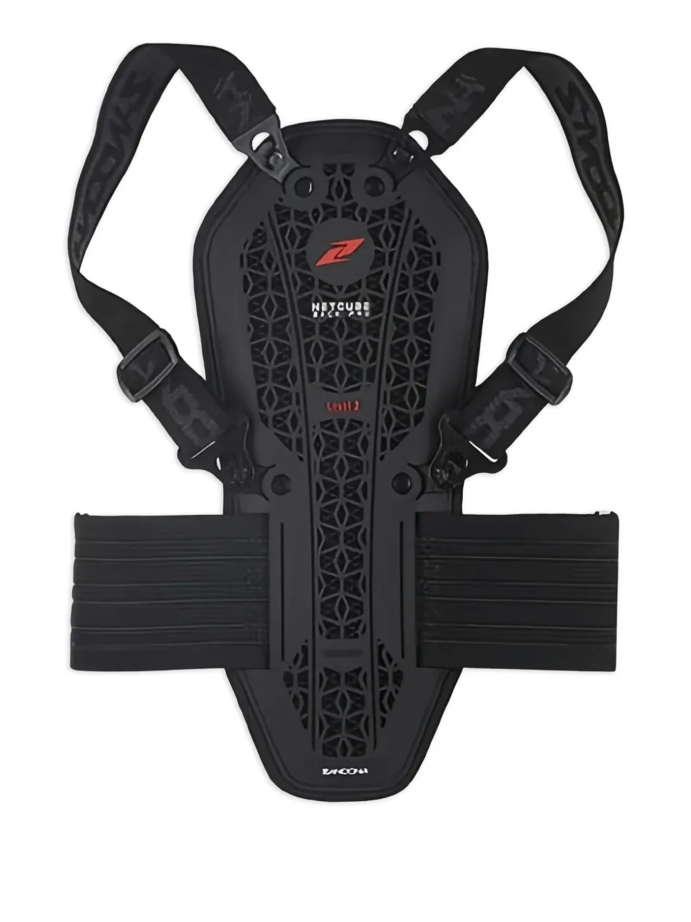 Zandonà perforated-design back protector | Black | Image 1