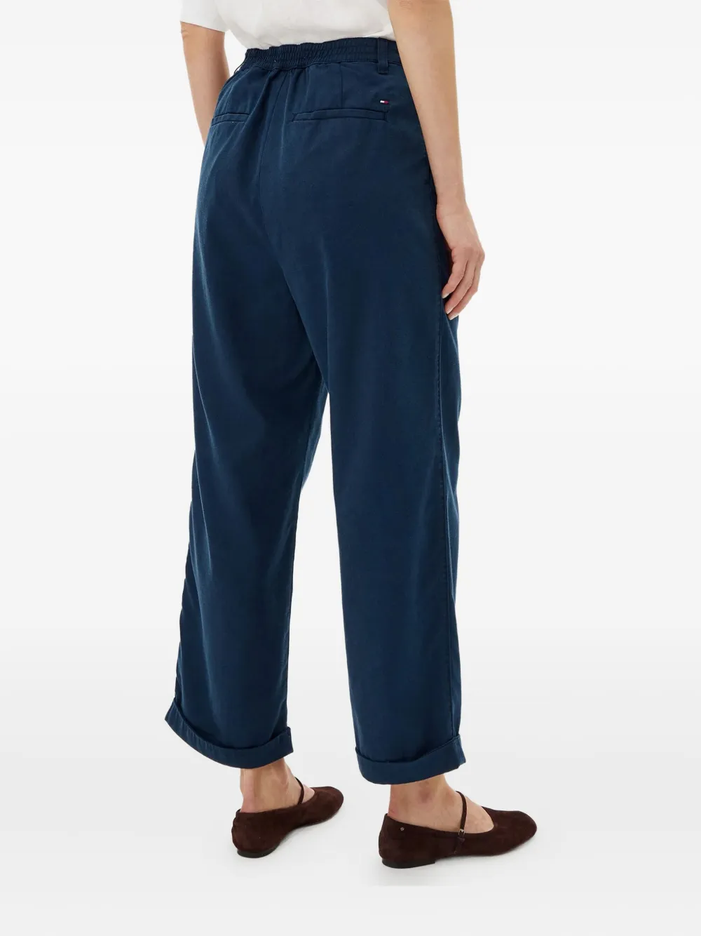 Tommy Hilfiger cropped trousers - Blauw
