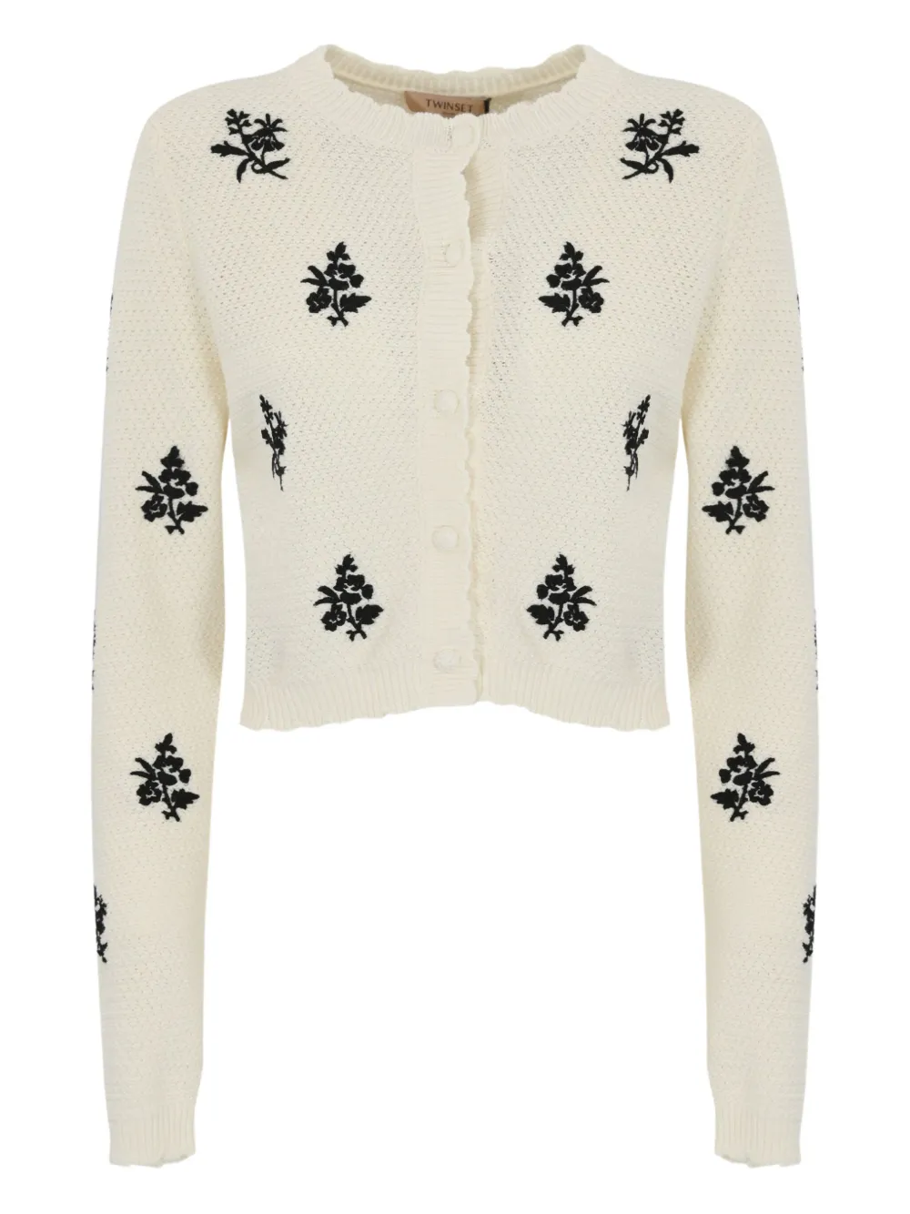 TWINSET Vest met borduurwerk Beige