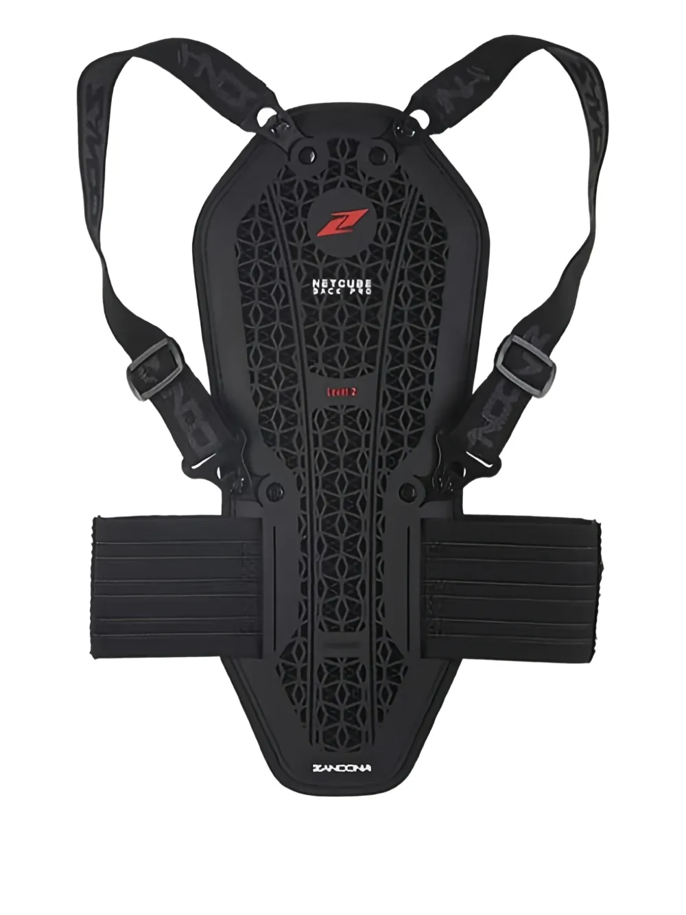 Zandonà perforated-design back protector | Black | Image 1