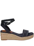 Tommy Hilfiger wedge-heeled espadrilles - Blue