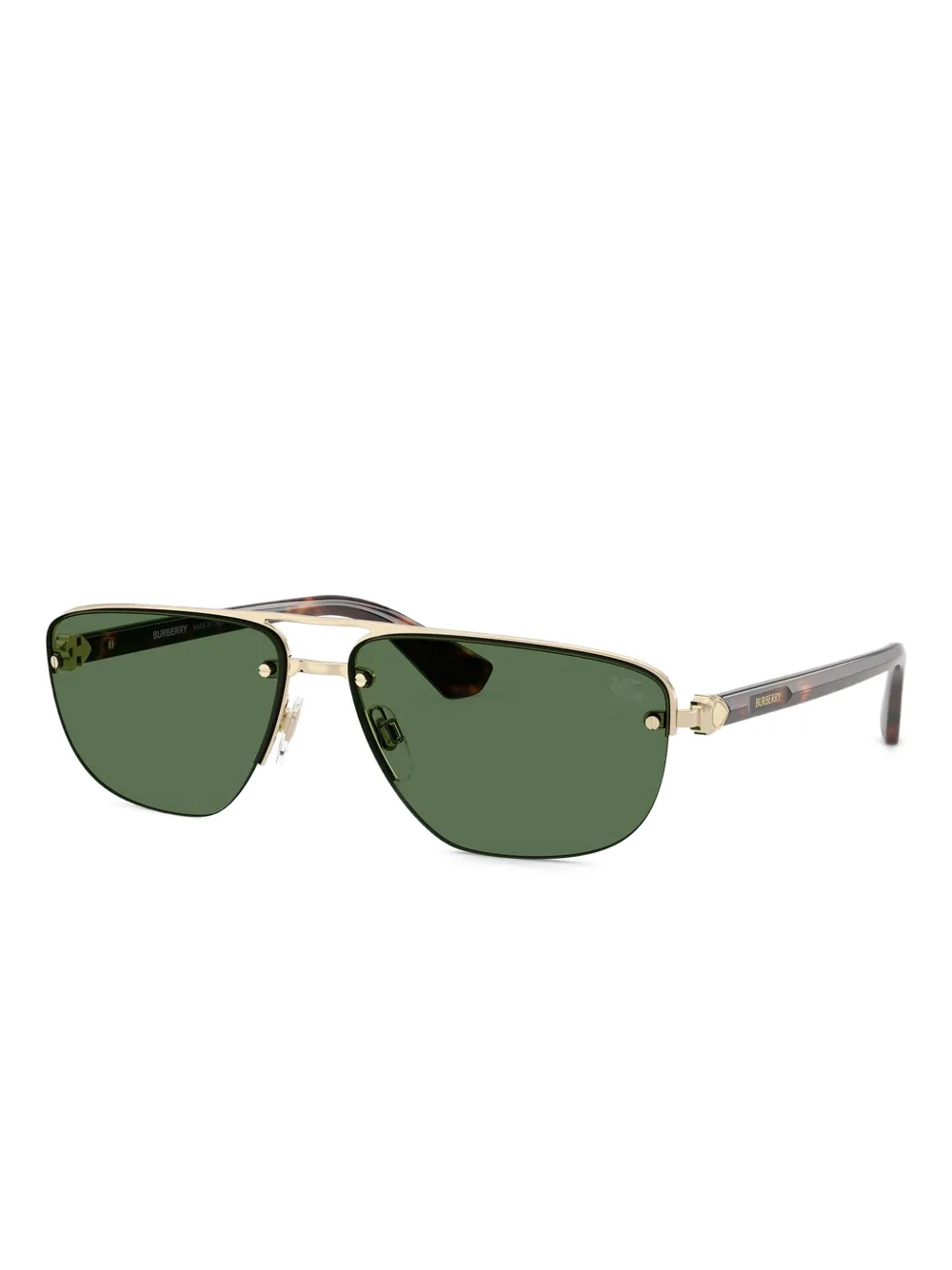 Burberry Eyewear Zonnebril met piloten montuur LIGHT GOLD