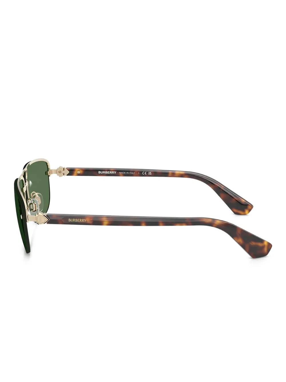 Burberry Eyewear Zonnebril met piloten montuur LIGHT GOLD