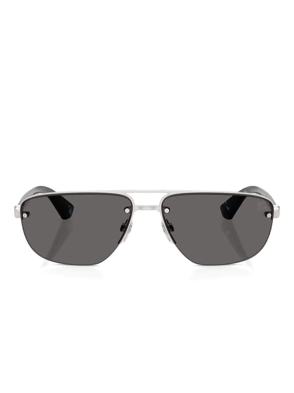 Burberry Eyewear パイロット サングラス - Silver Burberry Eyewear パイロット サングラス - Silver