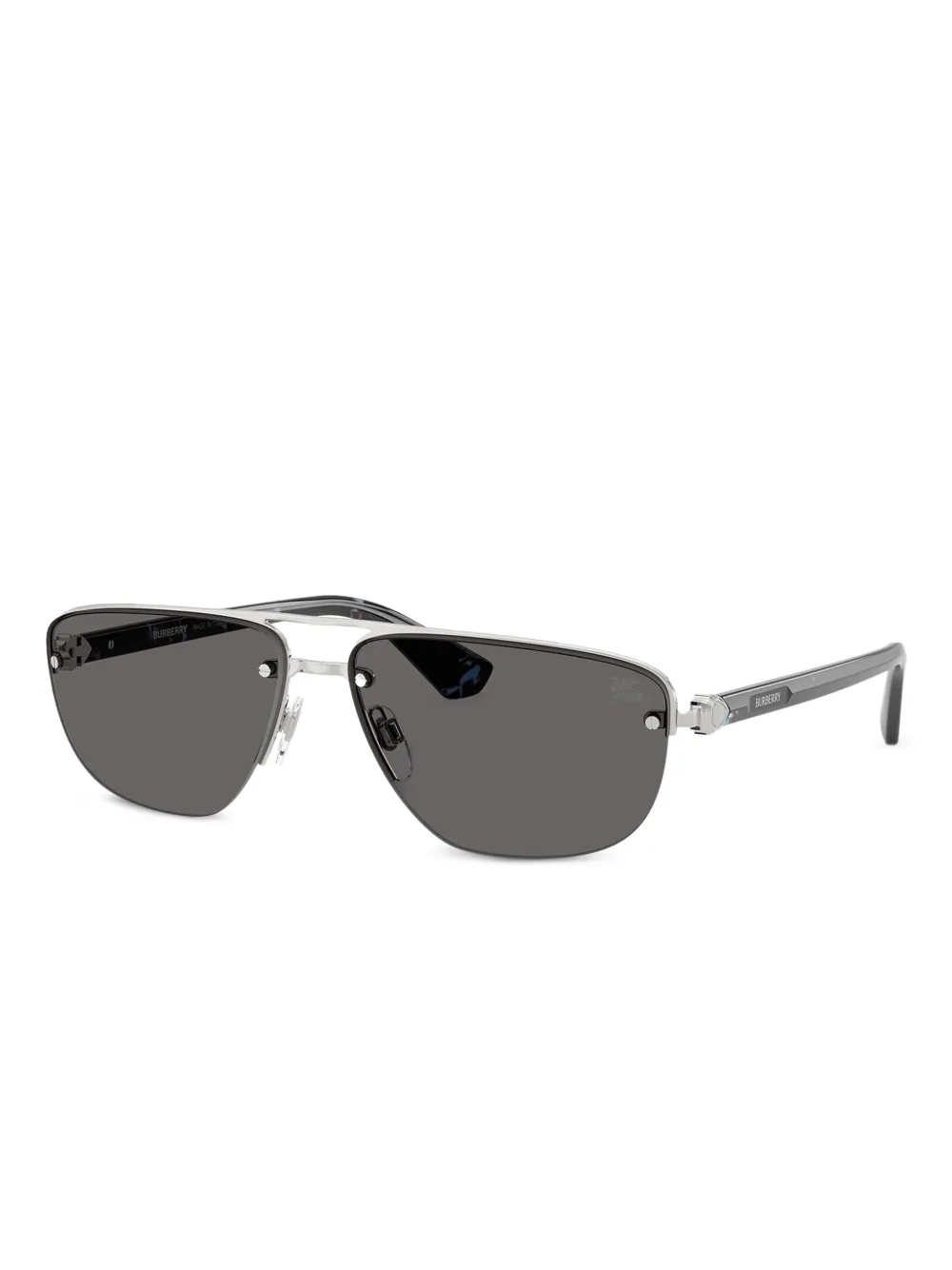 Burberry Eyewear Zonnebril met piloten montuur Silver