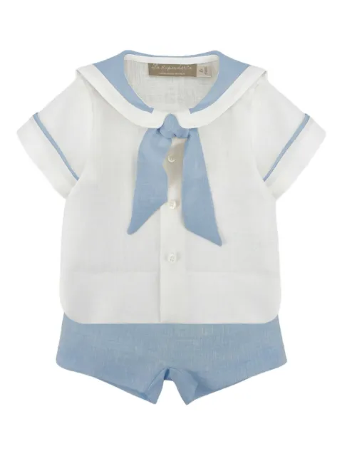 La Stupenderia set de shorts con volantes