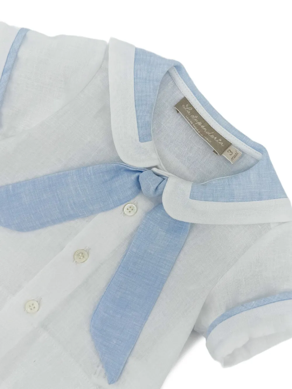 La Stupenderia Katoenen top en shorts Blauw