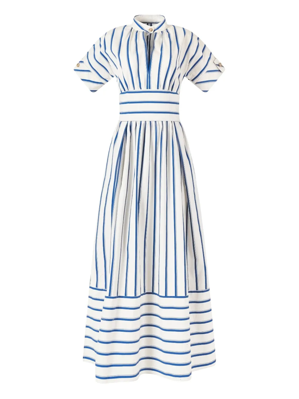 Rosie Assoulin Ask For Directions Striped Maxi Dress