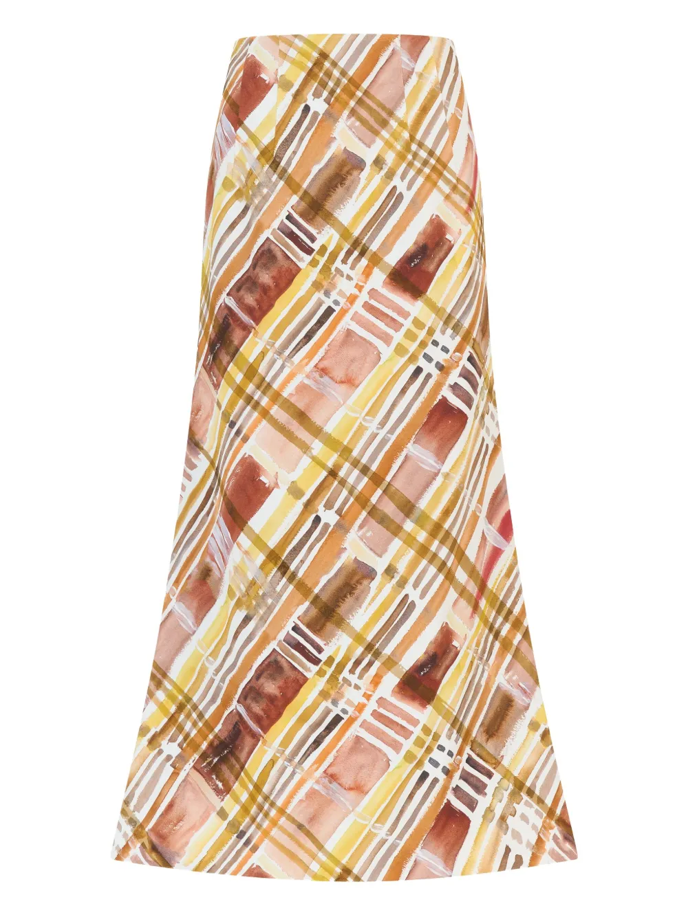 Rosie Assoulin Abstract-pattern Midi Skirt