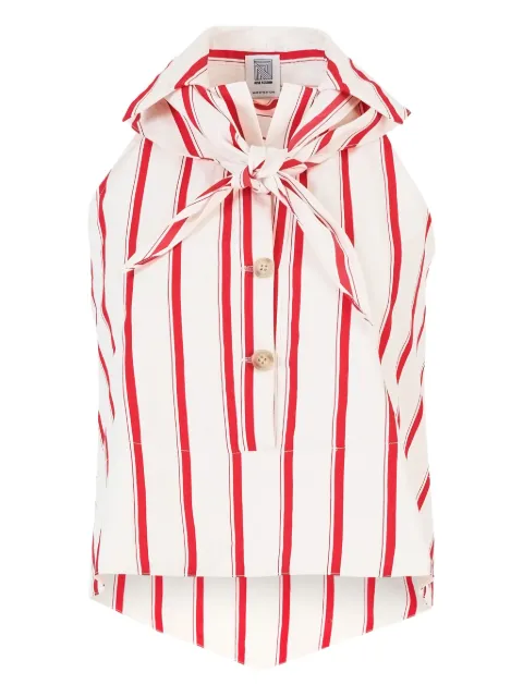 Rosie Assoulin Kerchief striped top