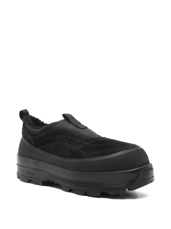 Diemme Low Top Suede Sneakers | Black | FARFETCH display picture 1