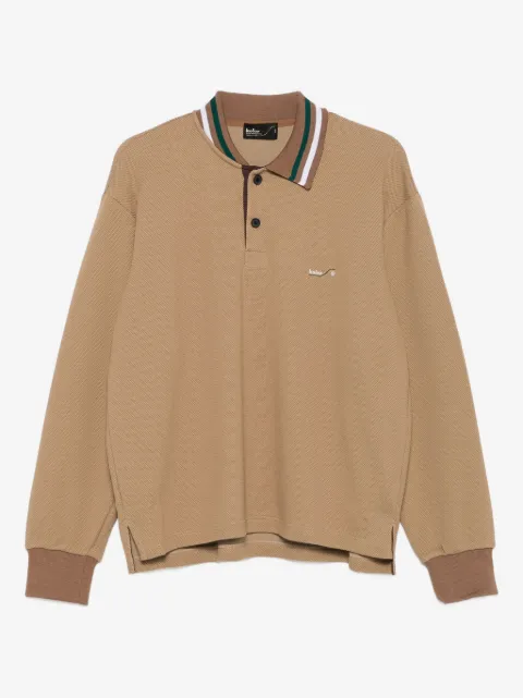 Kolor logo-embroidered polo shirt