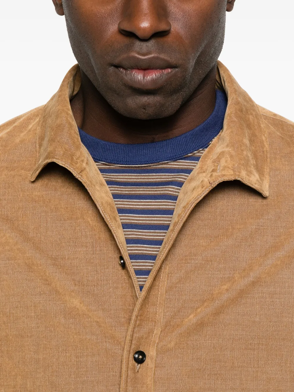 Kolor Button-down overhemd Bruin