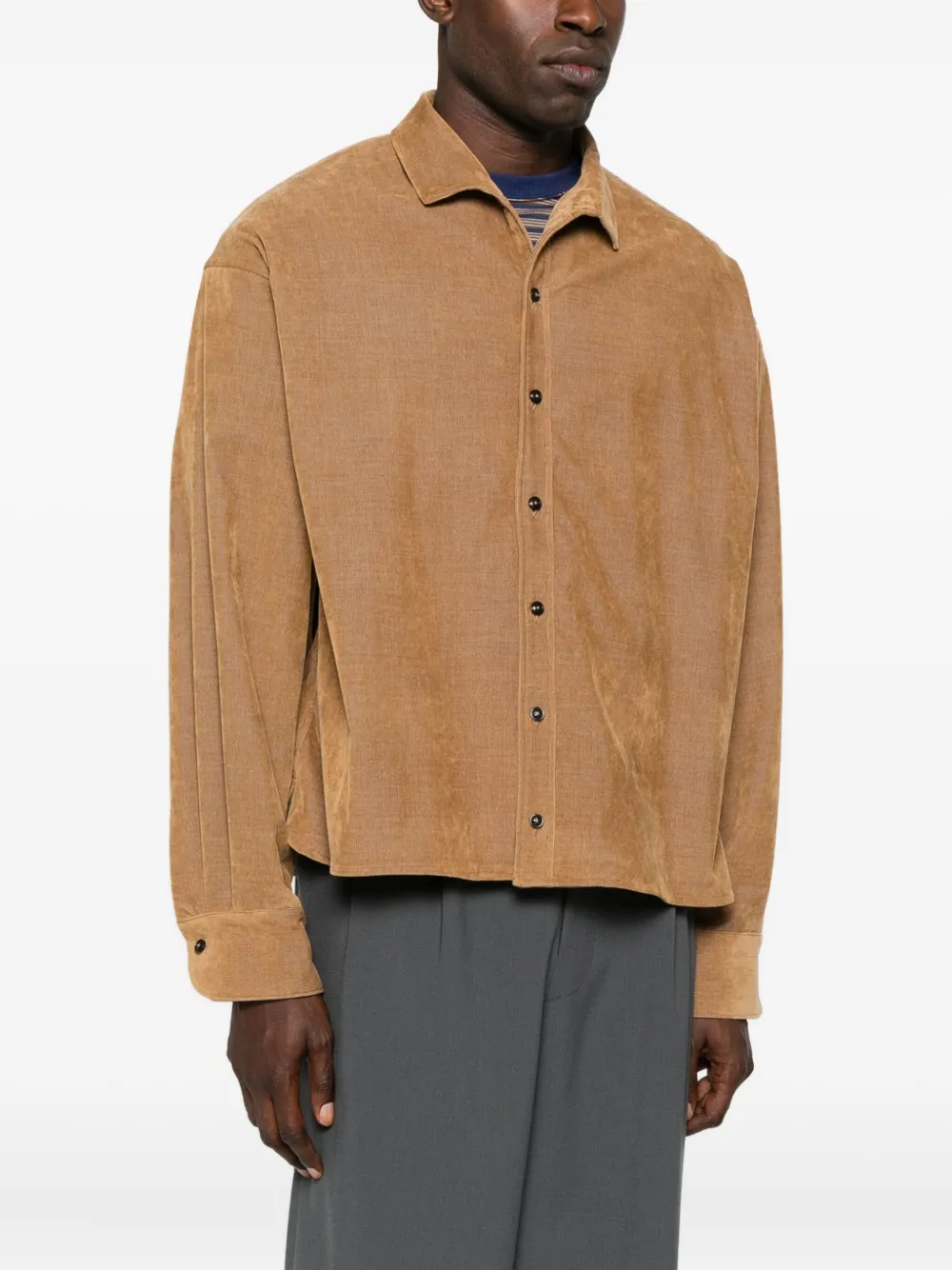 Kolor Button-down overhemd Bruin