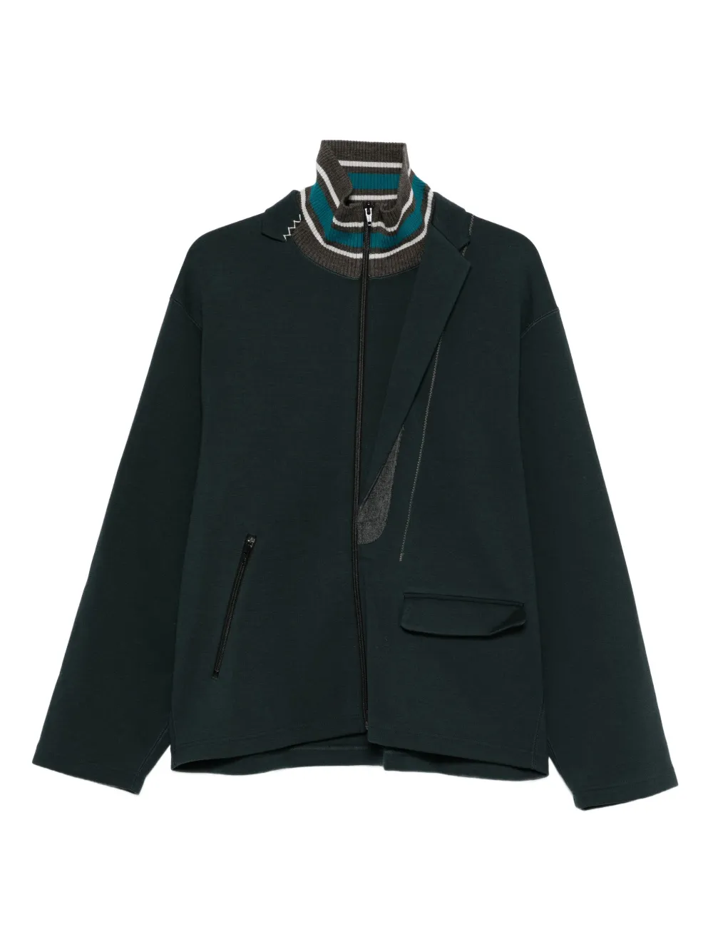 Kolor zip-up track jacket | verde | Image 1