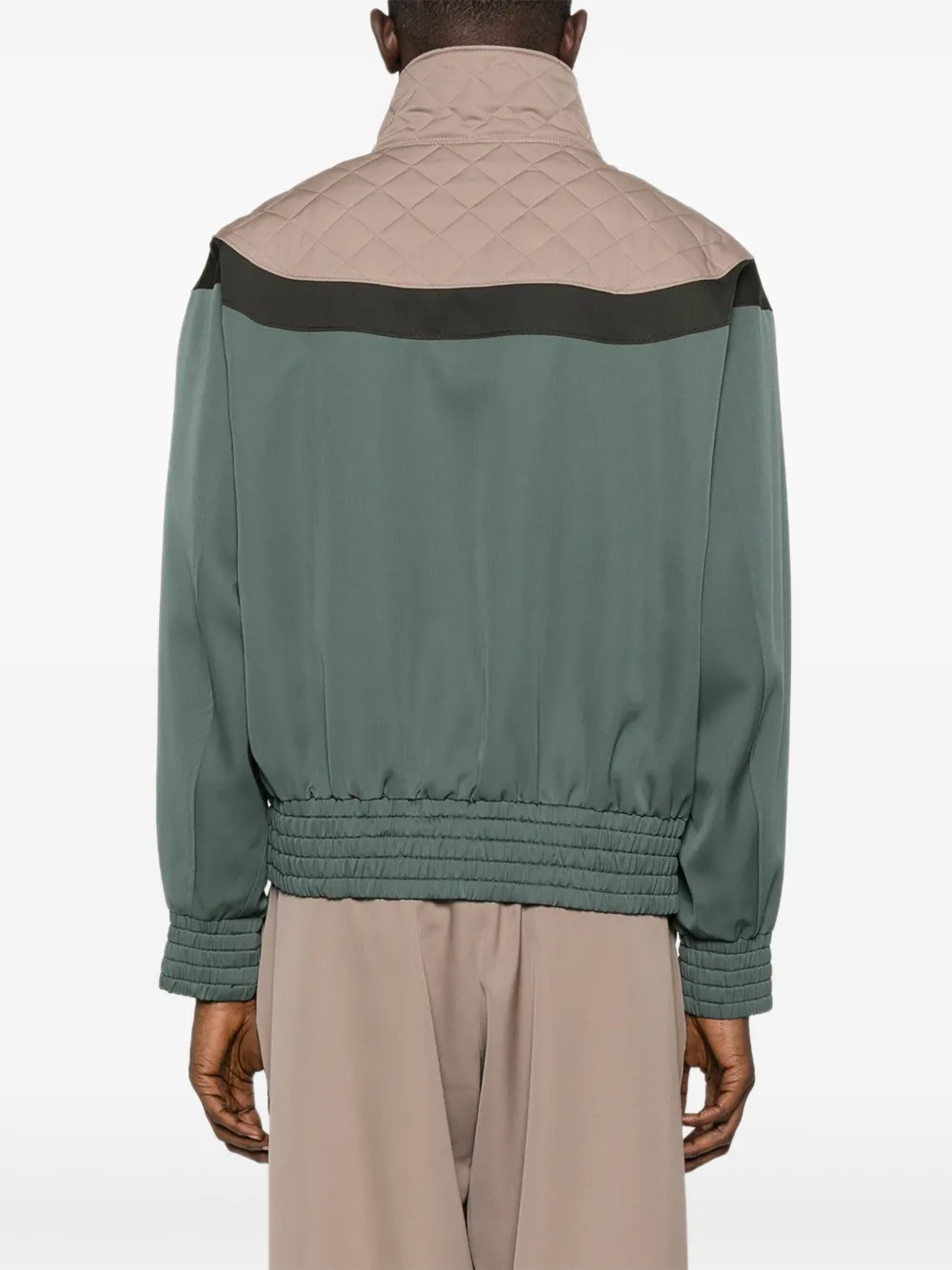 Kolor Jack met gewatteerd vlak Groen