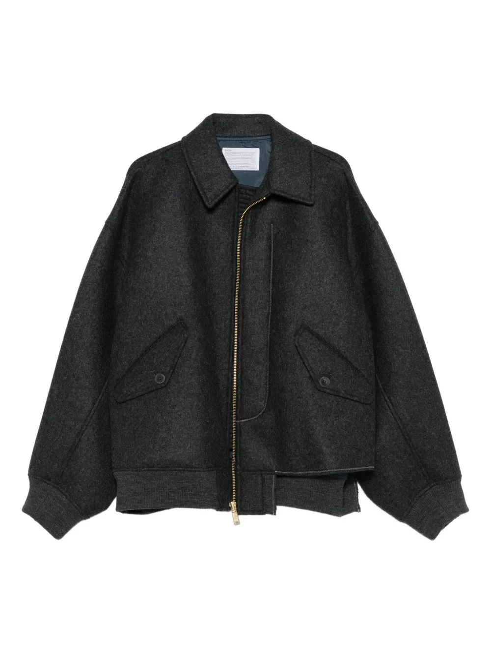 Kolor zip-up flap-pocket jacket | Grey | Image 1