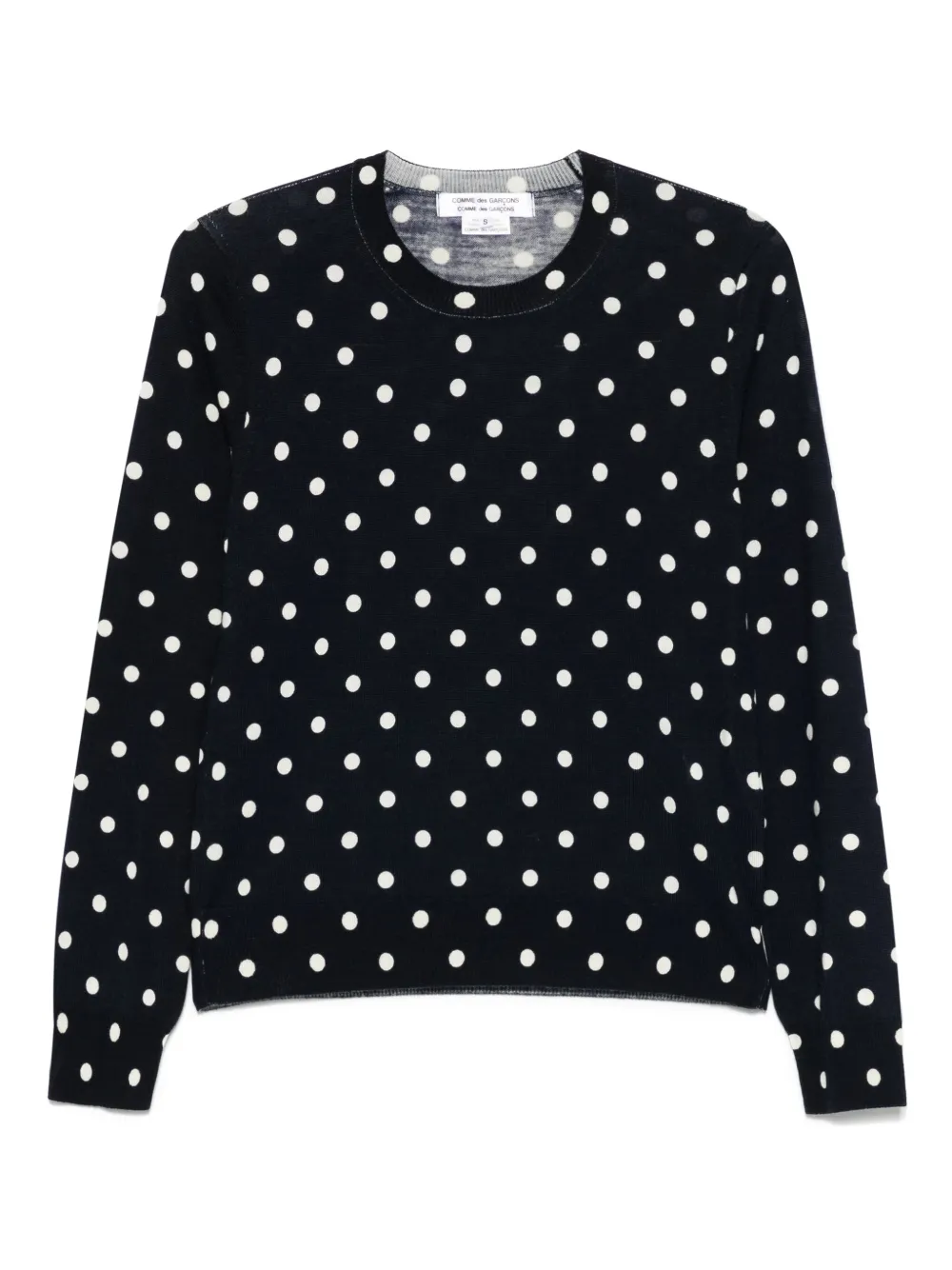 COMME DES GARÇONS POLKA-DOT SWEATER