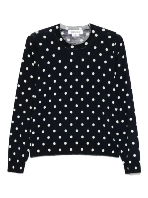 Comme Des Garçons Comme Des Garçons polka-dot sweater