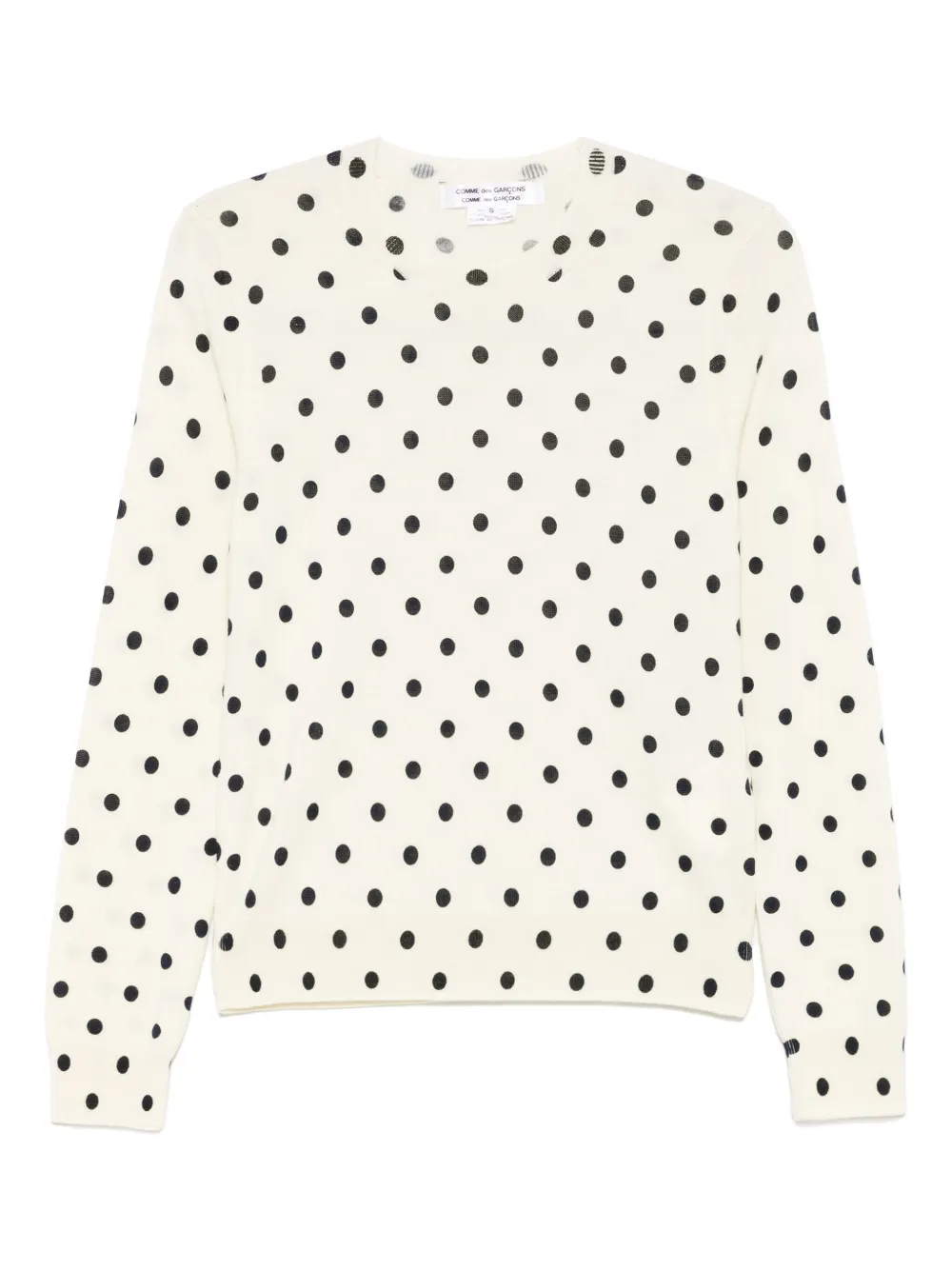 COMME DES GARÇONS POLKA-DOT SWEATER