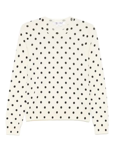 Comme Des Garçons Comme Des Garçons polka-dot sweater