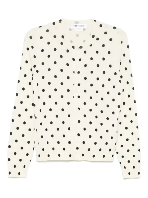Comme Des Garçons Comme Des Garçons polka-dot cardigan