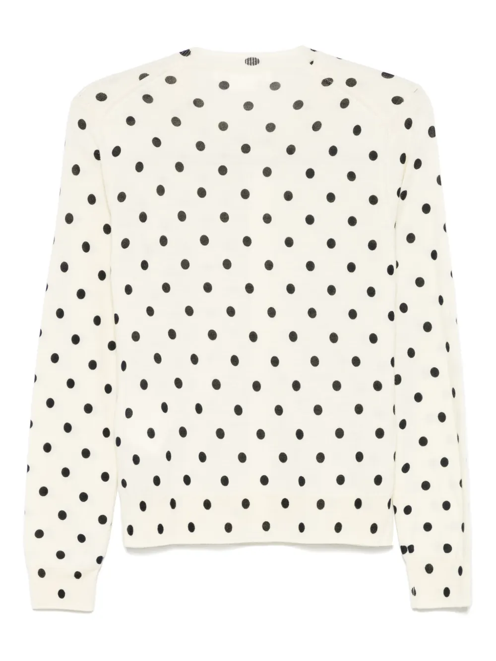 COMME DES GARÇONS POLKA-DOT CARDIGAN