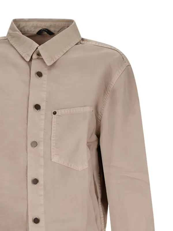 Destin Cotton-Linen Blend Mini Shirt Dress - Neutrals