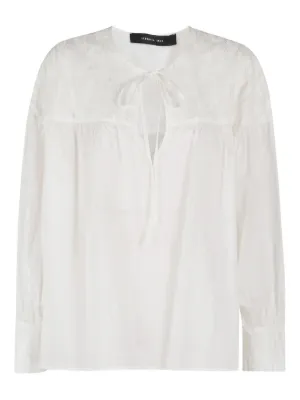 Tシャツ・カットソー FEDERICA TOSI Women Tunic Tops 31110 304 WHITE Federica Tosi Poplin Shirt - White - 11% Off | Editorialist
