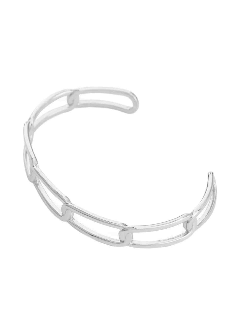 Federica Tosi Armband met vierkant patroon - Zilver