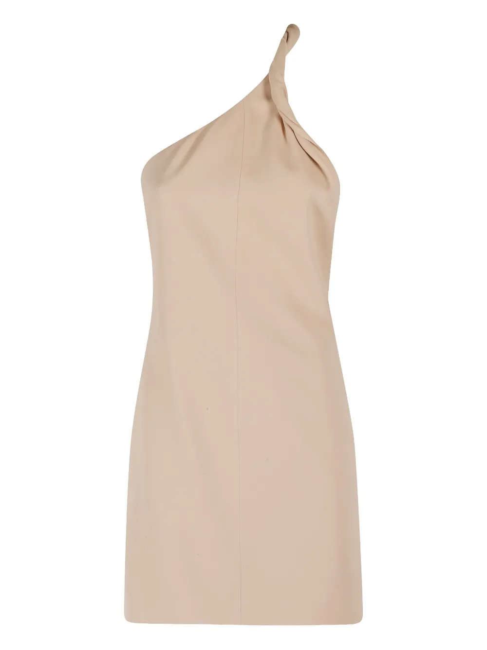 Federica Tosi Torcion mini-jurk Beige