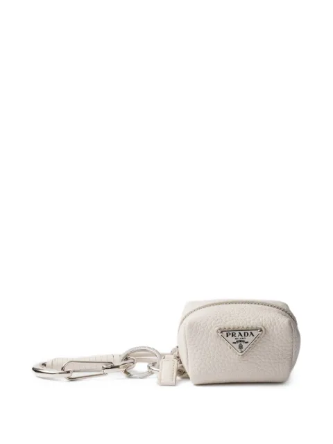 Prada leather bag charm