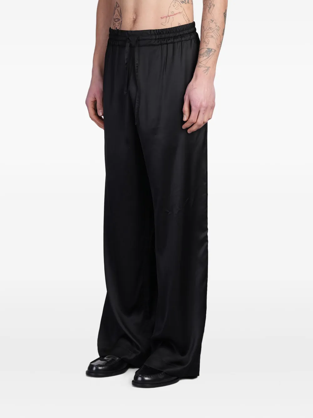 Marine Serre Pantaloni con coulisse | Pantaloni | Image 3