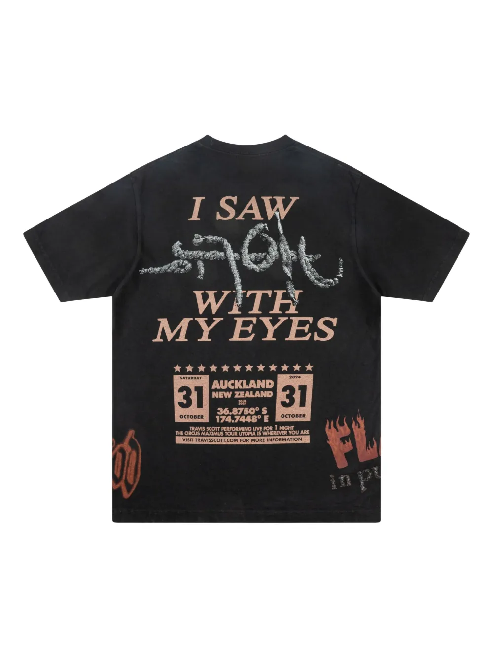 Travis Scott Utopia See The Future T-shirt Zwart