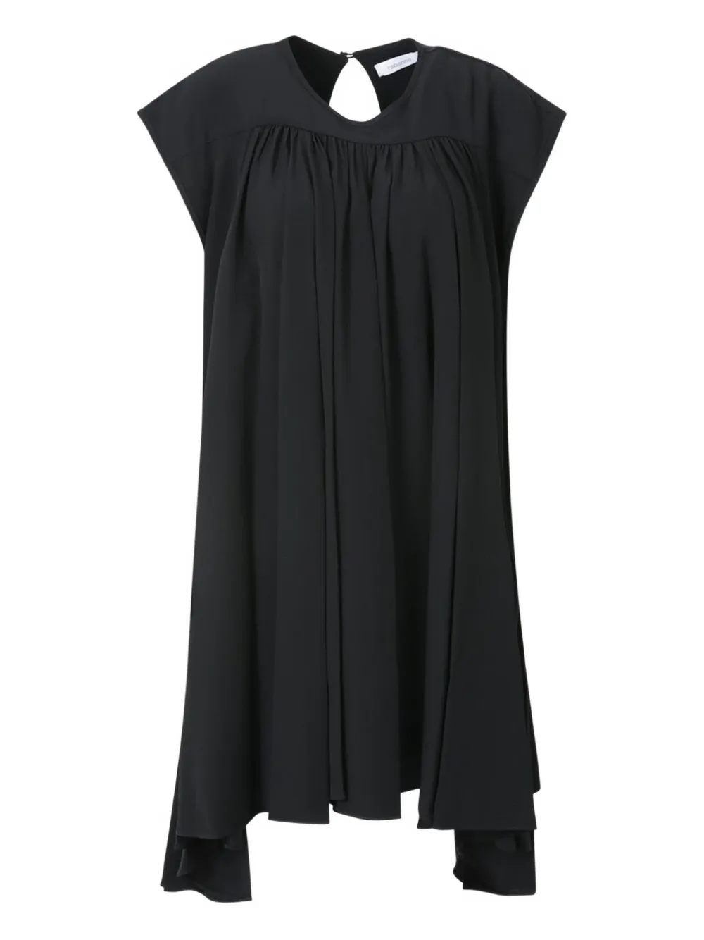 ruched mini dress