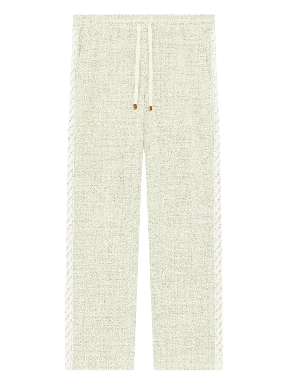 Drôle De Monsieur Broek van katoenblend Groen