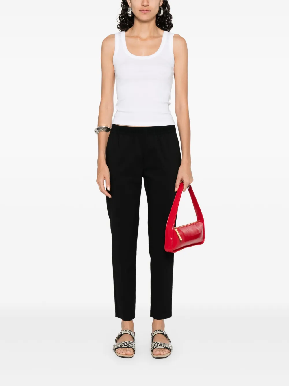 ERMANNO FIRENZE Straight broek - Zwart