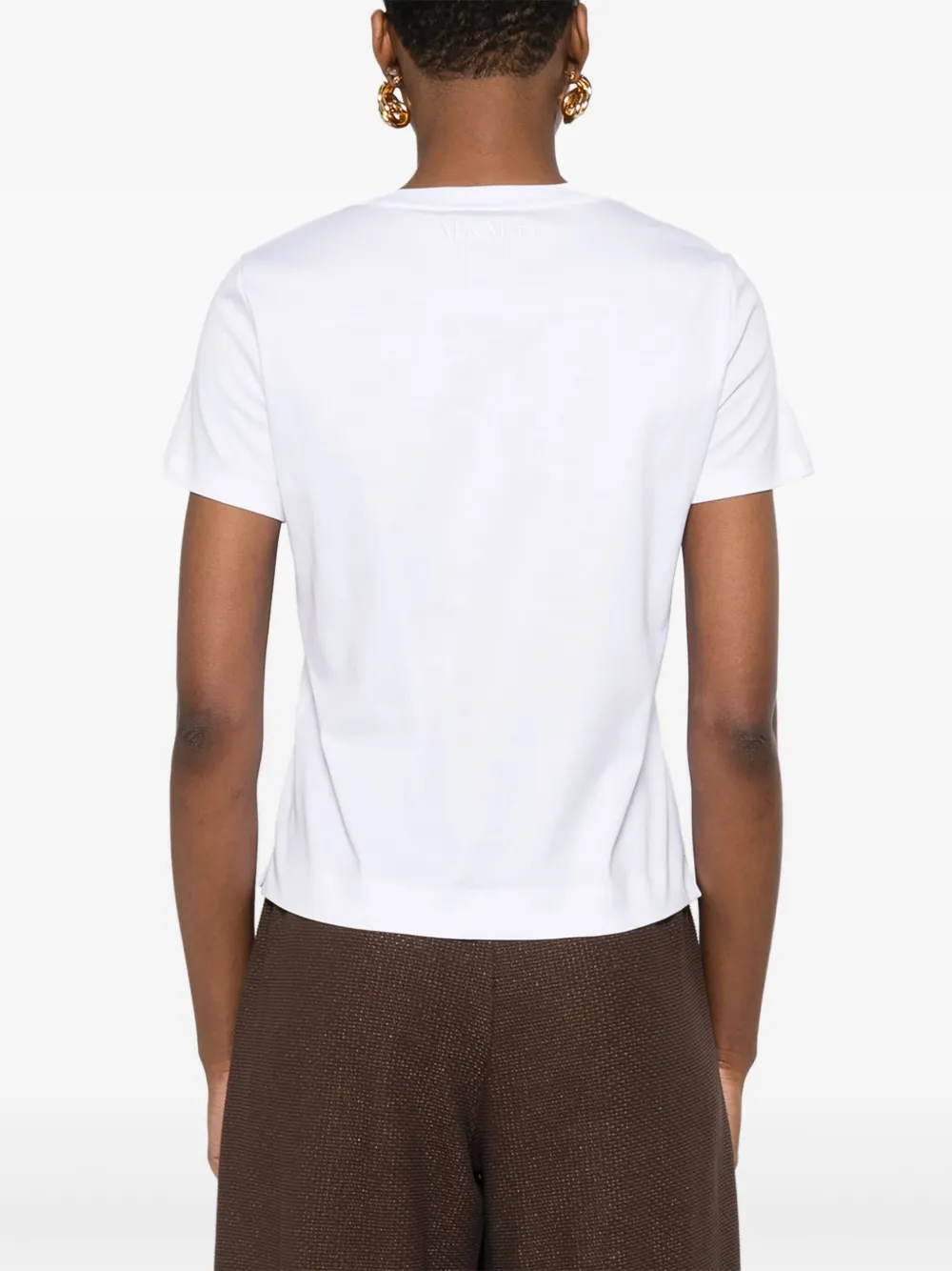 Max Mara Katoenen T-shirt Wit