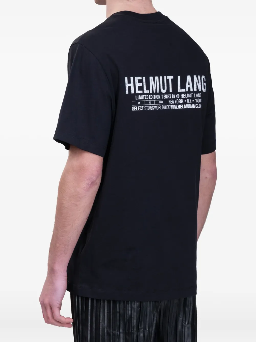 Helmut Lang T-shirt Zwart