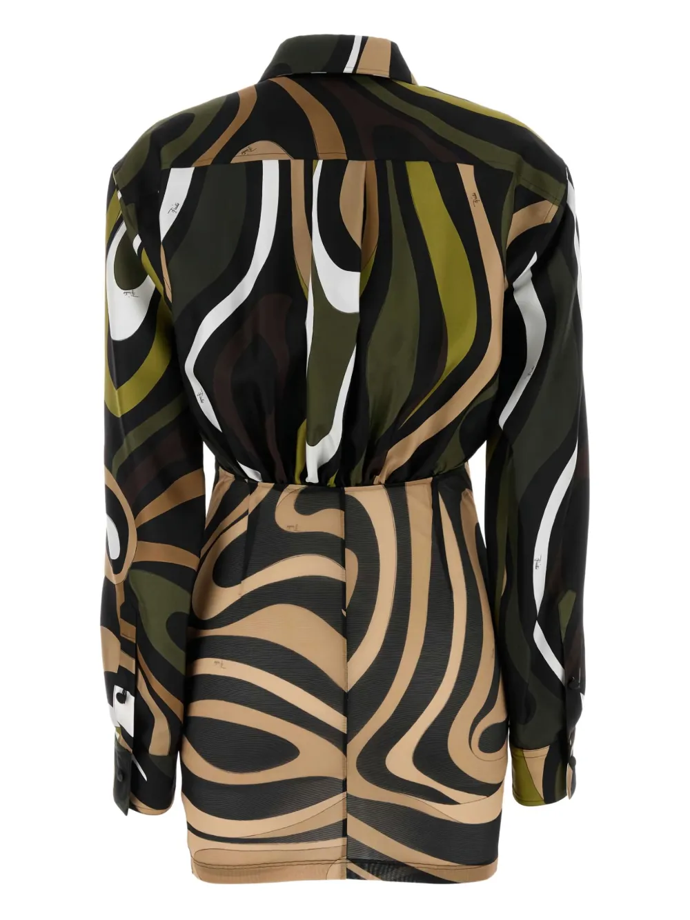 PUCCI Shirtjurk met Marmo-print - Groen