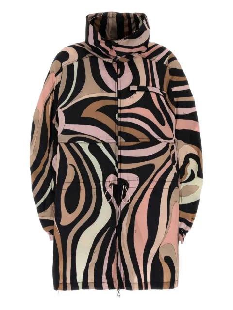 PUCCI chamarra con estampado Marmo