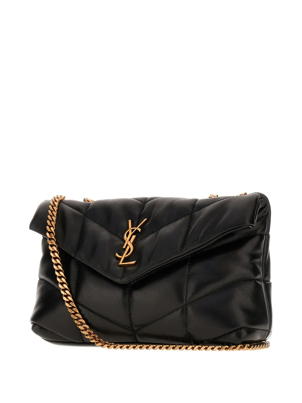 Saint Laurent Puffer Toy mini-schoudertas Zwart