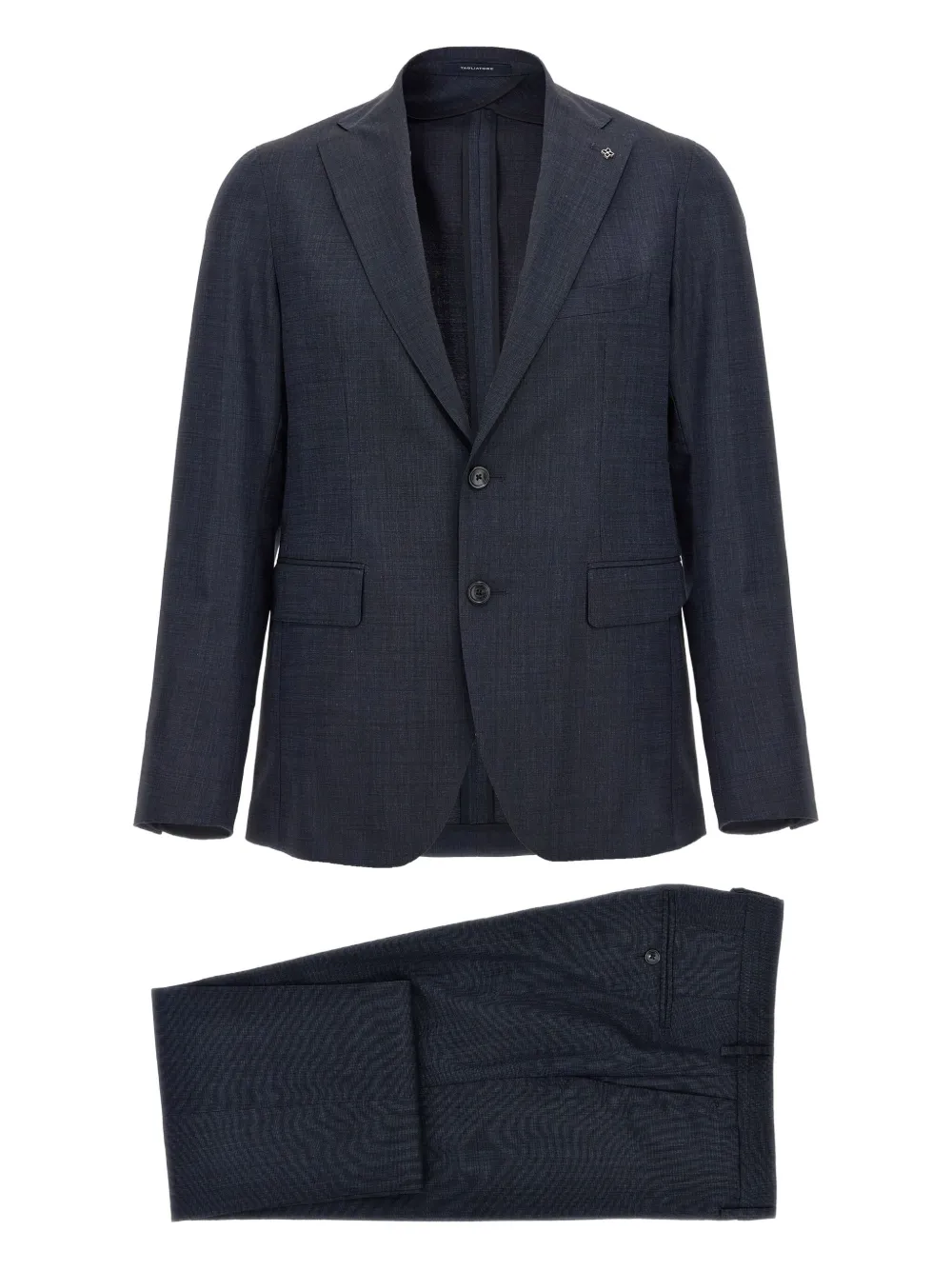 Tagliatore textured two-piece suit | Blue | Image 1
