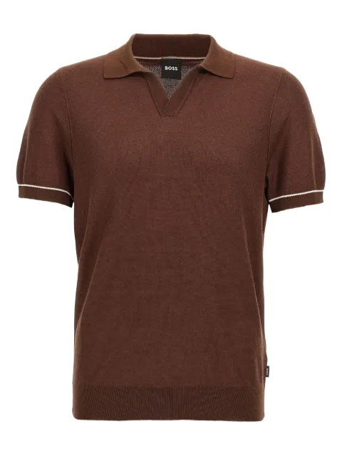 BOSS Jianluca V-neck polo shirt