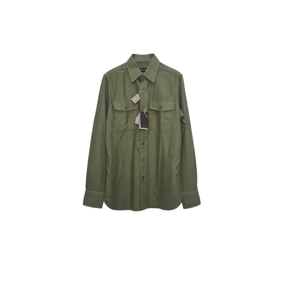 TOM FORD Camicia in cotone - Verde