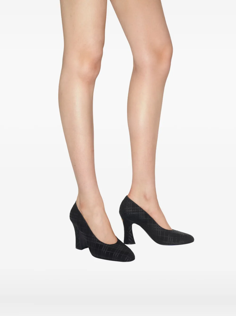 Burberry 90mm Check Trinket pumps Black